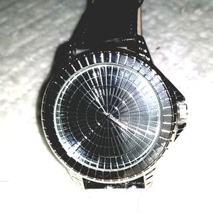 Men's geneva platinum watch